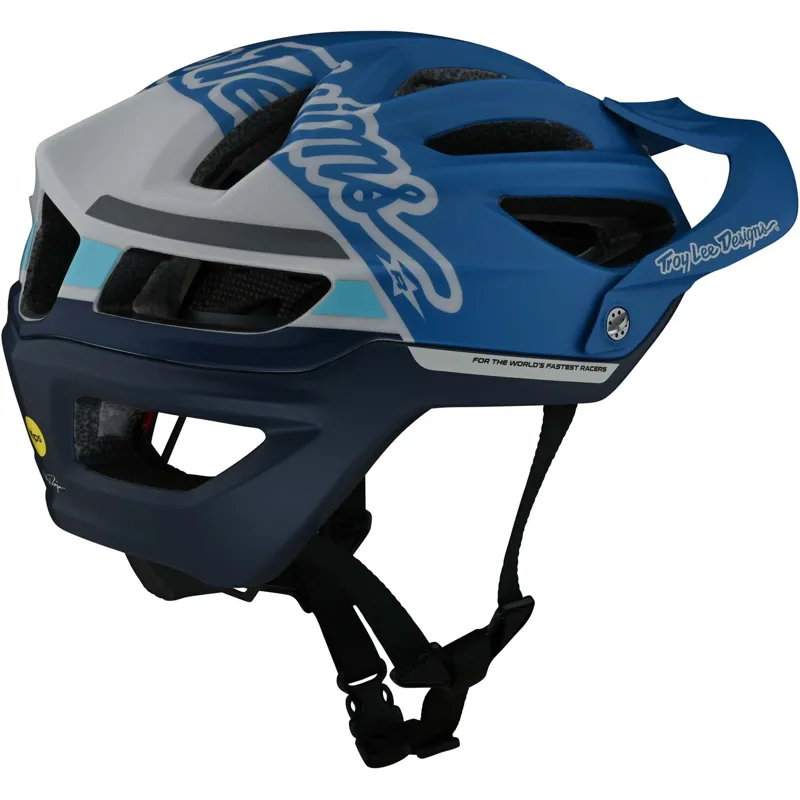 Troy Lee Designs A2 MIPS MTB Helmet Silhouette Blue-1